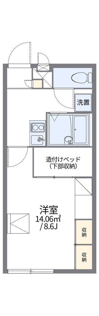 レオパレスBel Air 市原の間取り写真