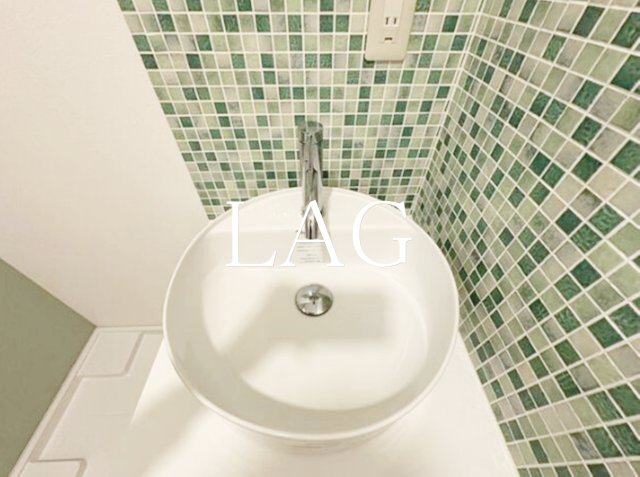 洗面設備　洗面台です。