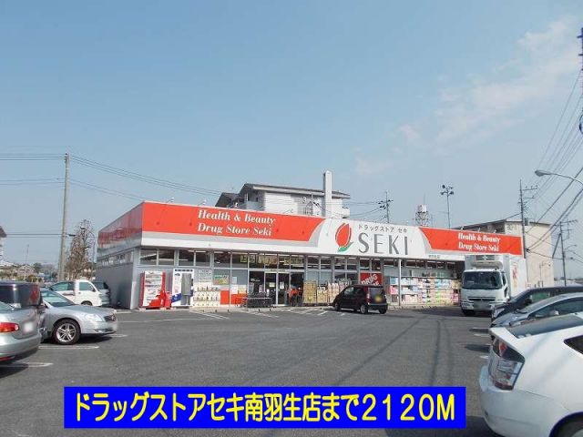ドラックストア　ドラッグストアセキ南羽生店（ドラッグストア）まで2120m