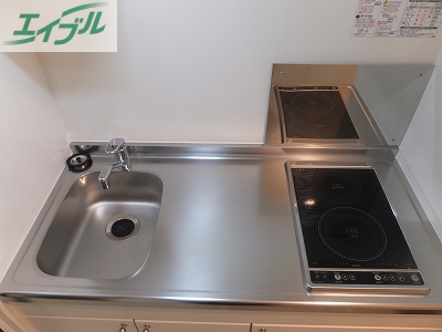 キッチン　２口コンロのキッチン
