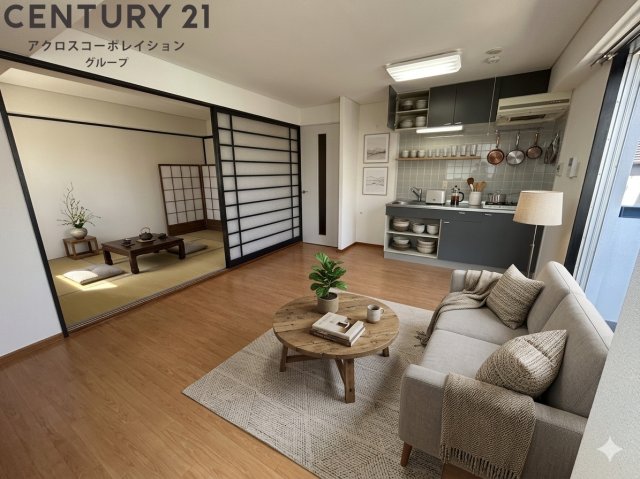 居室・リビング　エアコン付きで初期費用を抑えられます☆