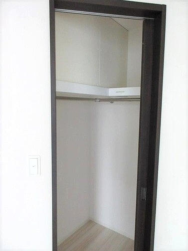 収納　ウォークインクロゼット　※2025年2月撮影の写真