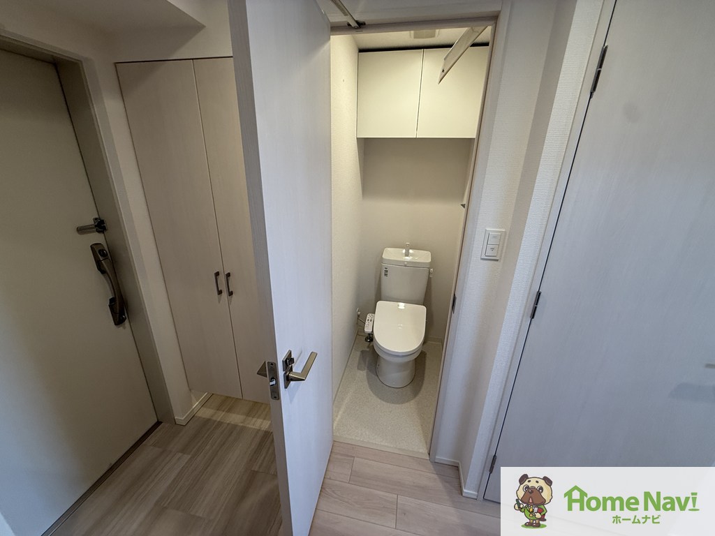 トイレ　ウォシュレット。当社ホームナビなら初期費用0円で契約可能です