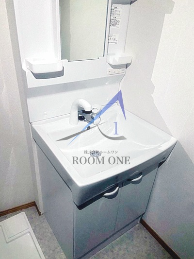 洗面設備　洗面台です。