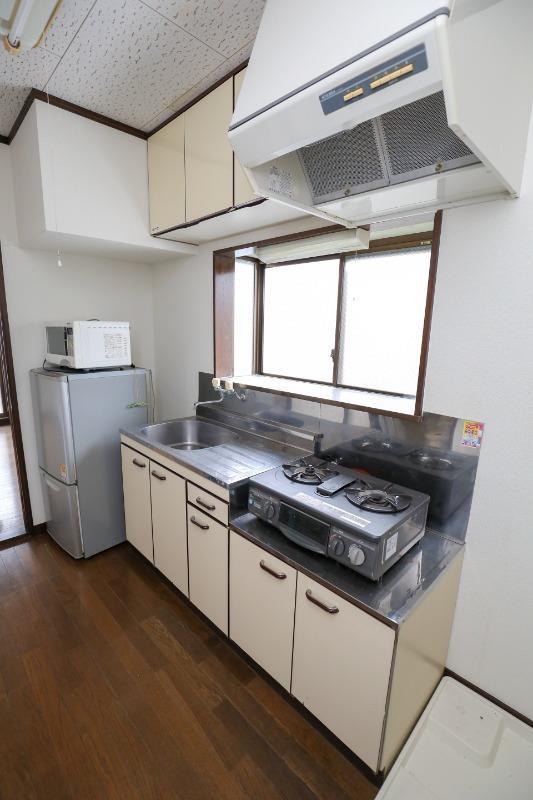 キッチン　ガスキッチン・ガスコンロ設置可能