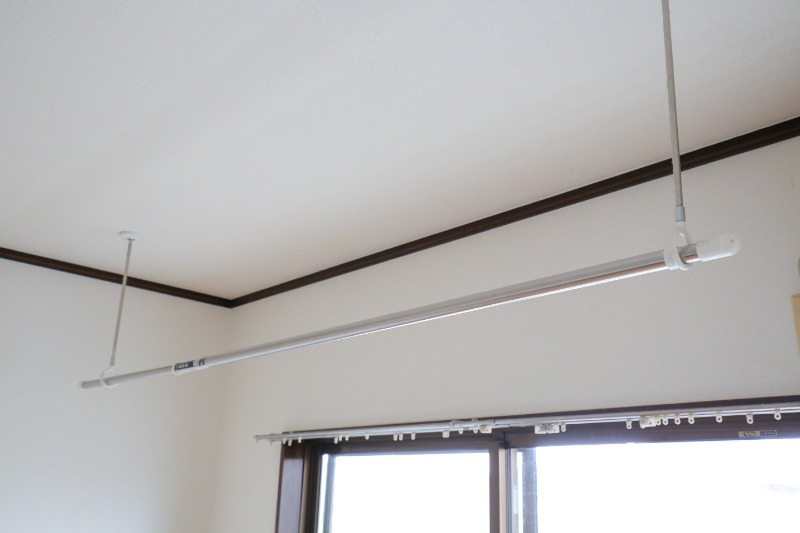 その他　室内物干しあり