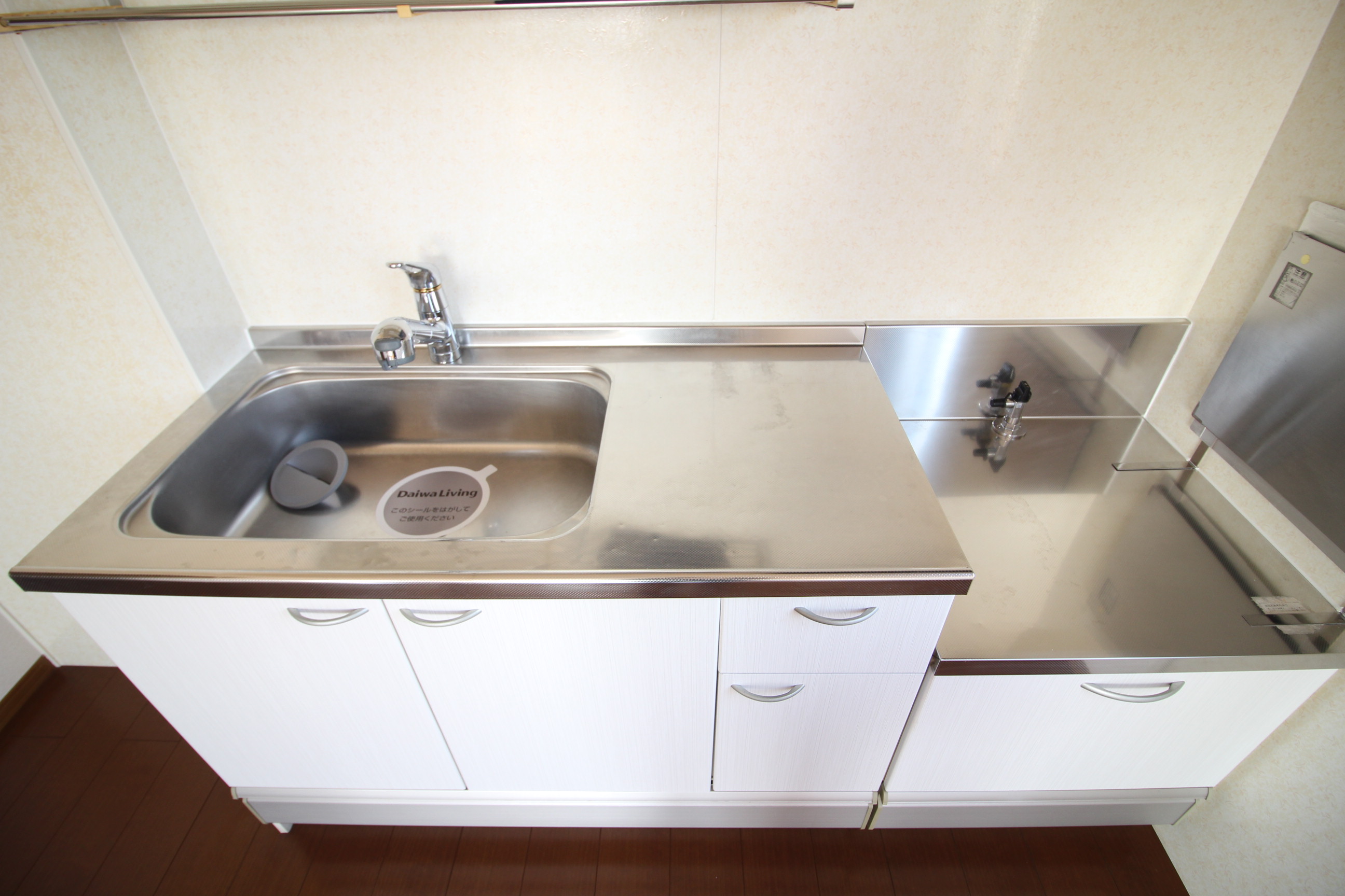 キッチン　広めのシンクで洗い物もしやすい♪