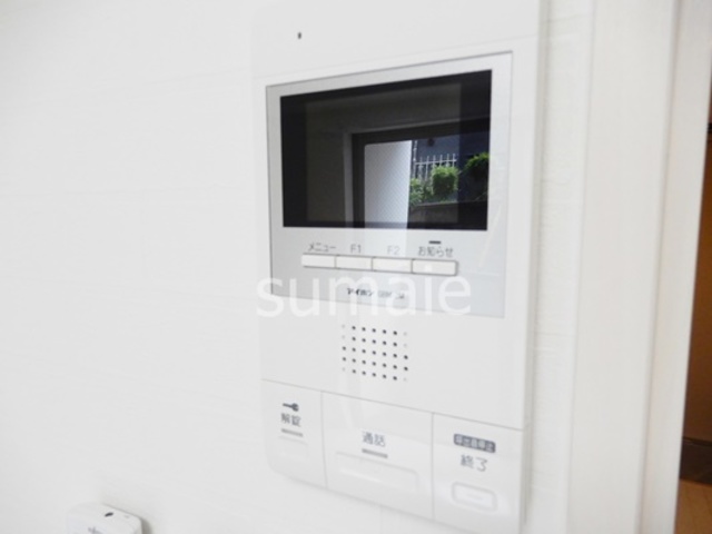 セキュリティ　モニター付きインターホンで安心！