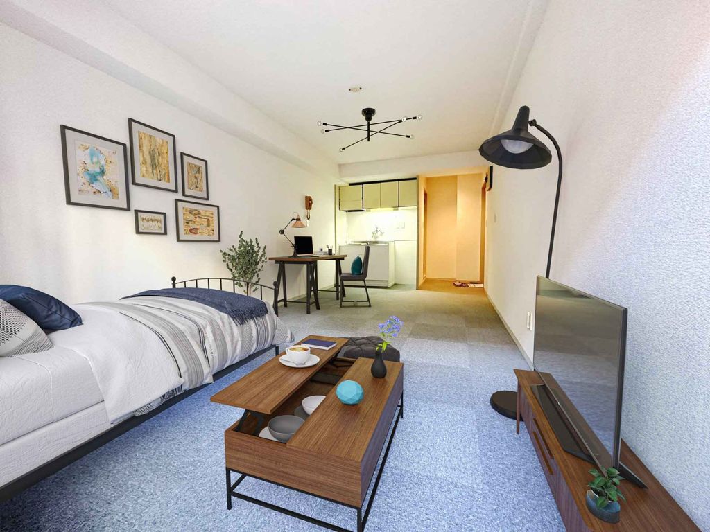 居室・リビング　※家具家電は物件に付帯しません。