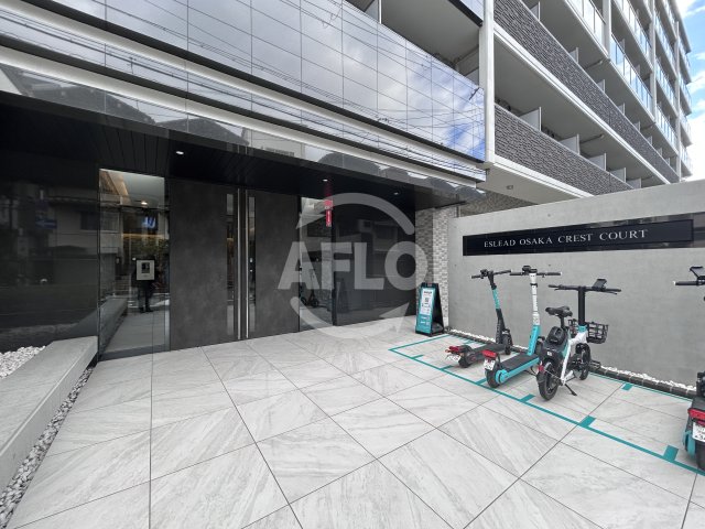 エントランス　エスリード大阪クレストコート　エントランス
