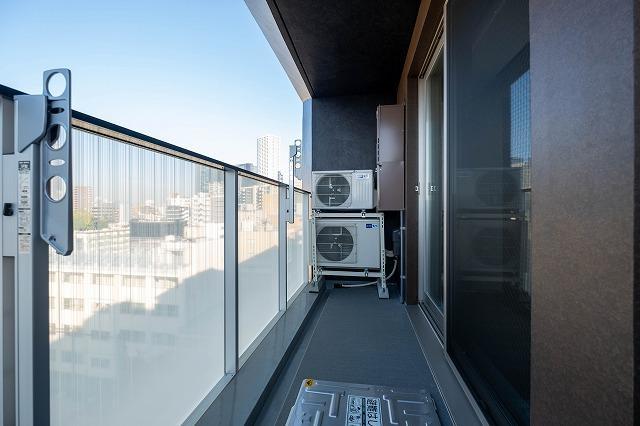 バルコニー　陽当たり良好なバルコニーです