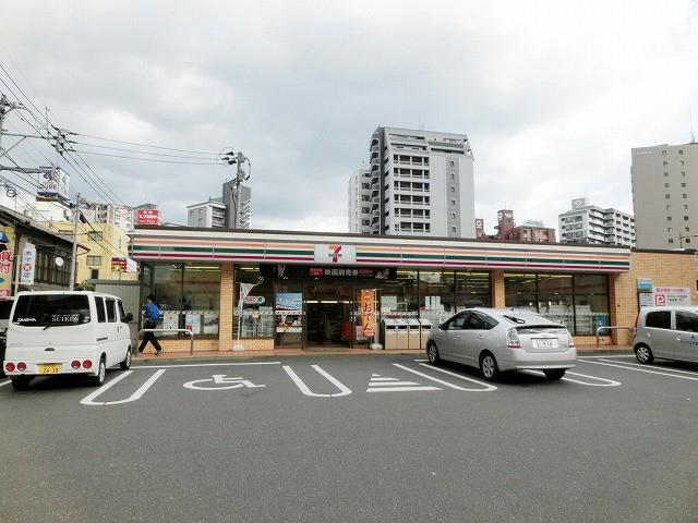 コンビニ　セブンイレブン小倉馬借3丁目店（コンビニ）まで80m