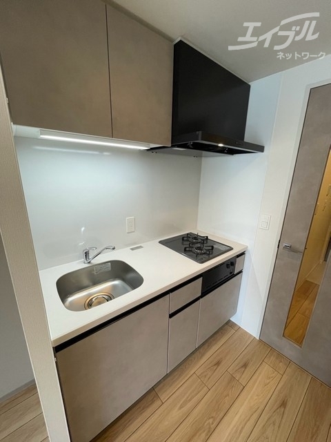 キッチン　２口ガスコンロになります。