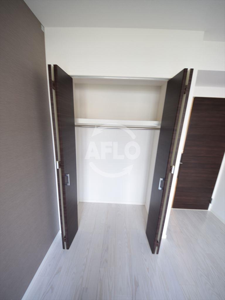 収納　エトワール阿波座　クローゼットの完備