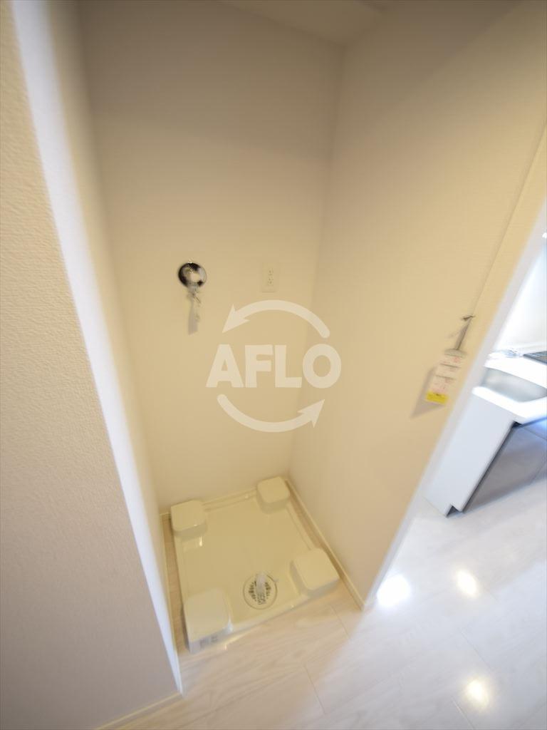 洗面設備　エトワール阿波座　洗濯機置き場