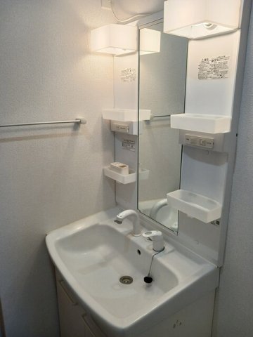 洗面設備　広い洗面スペース