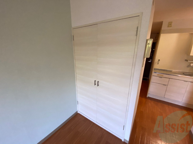 収納　クローゼットがありました。お洋服や荷物はここへ