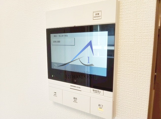 セキュリティ　モニター付きインターホンです。