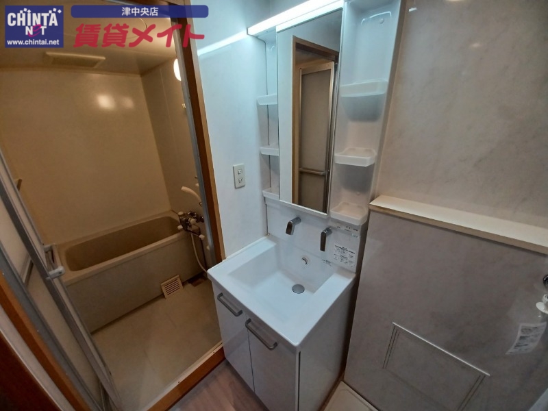 洗面設備　同じ物件、別部屋の写真です