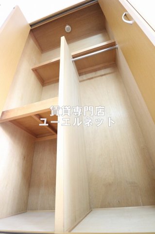 収納　クローゼット付きでお部屋もスッキリ♪