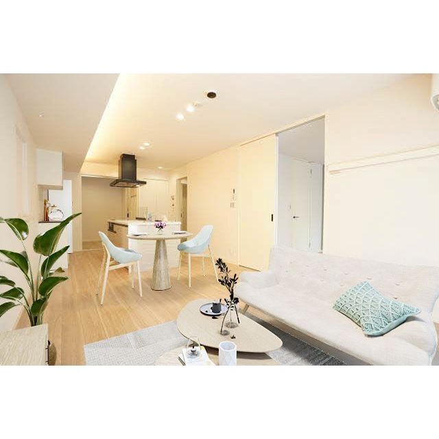 居室・リビング　１６．４帖の広々リビング！※家具はイメージ