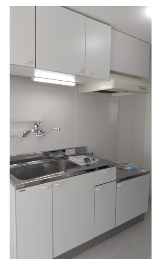 キッチン　ガスコンロ設置可能