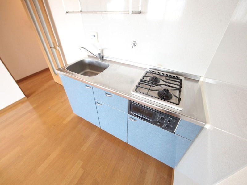 キッチン　システムキッチン（ガス2口コンログリル付）