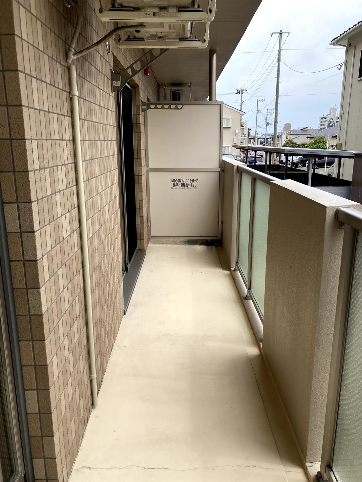 バルコニー　写真は別部屋です。