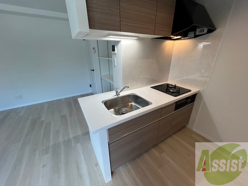 キッチン　システムキッチンなので、すぐお料理に使えます！