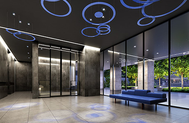 ロビー　落ち着いたロビーです