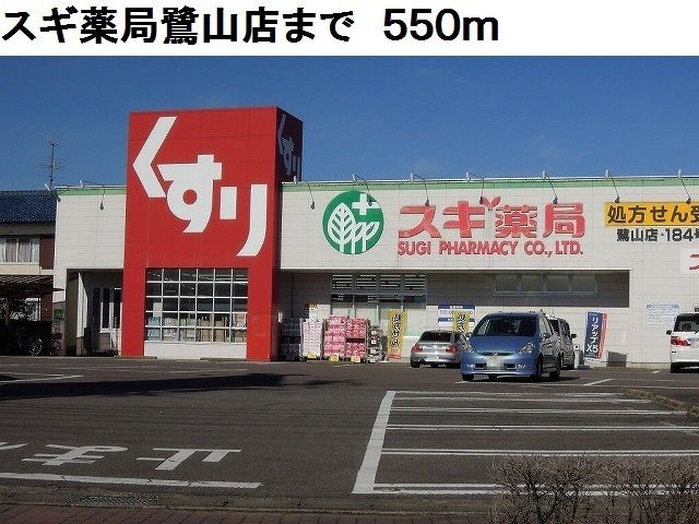 ドラックストア　スギ薬局鷺山店（ドラッグストア）まで550m