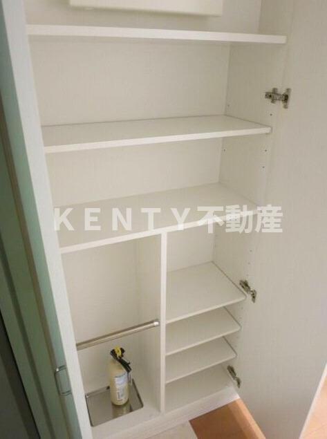 収納　十分な収納スペースがあります