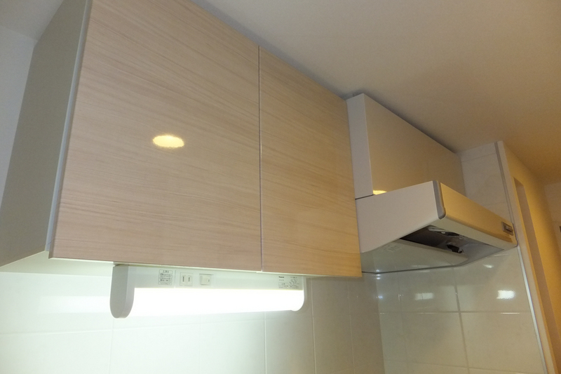 キッチン　キッチン上部
