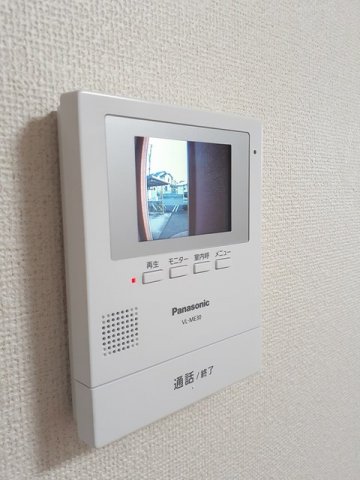 セキュリティ　モニター付きインターホンです