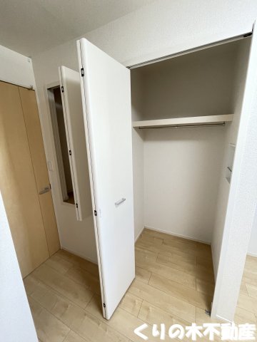 収納　たっぷりとした収納スペースです