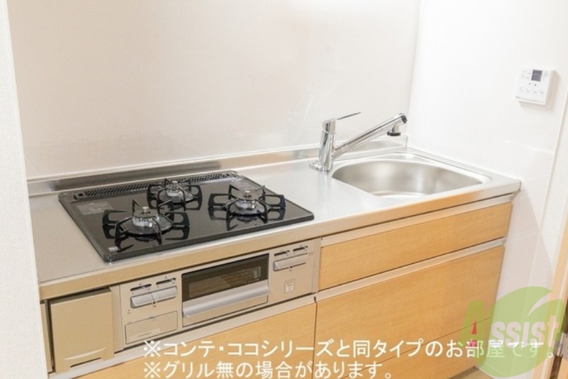 キッチン　こちら建築中の物件となり、イメージ画像になります。