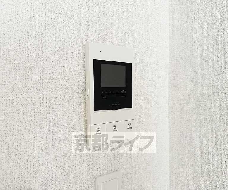 セキュリティ　モニター付きで安心です・