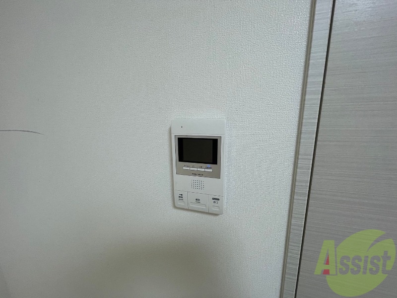 セキュリティ　インターホンで来客確認ができます。安心ですね。