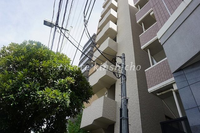 建物外観　１１階建ての賃貸マンション