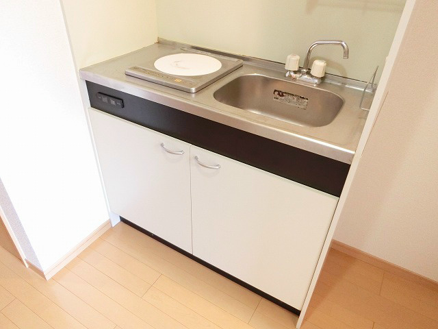 キッチン　コンパクトなミニキッチン