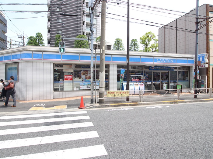 コンビニ　ローソン 新馬場南口店（コンビニ）まで73m