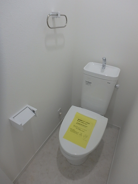 トイレ　長居禁物のトイレスペース。