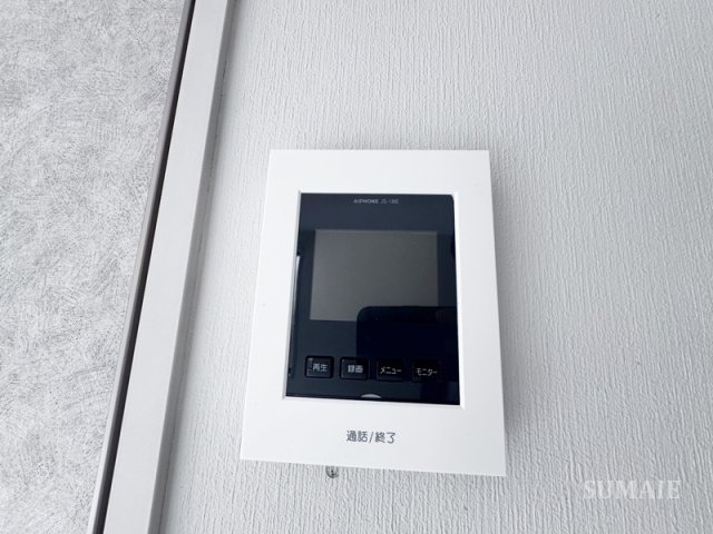 セキュリティ　モニター付きインターホンです