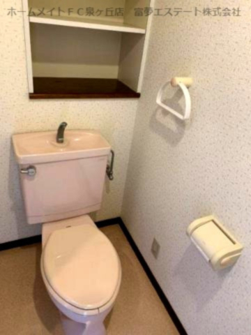 トイレ　※イメージ　同物件別号室の写真