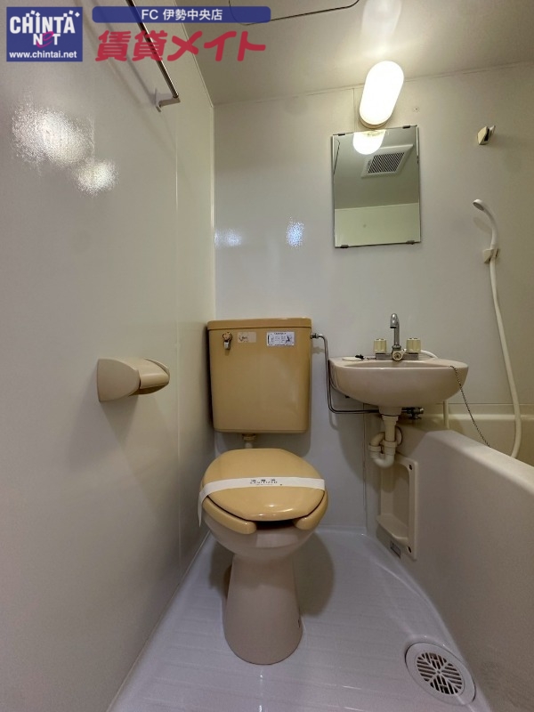 トイレ　同物件別部屋の写真