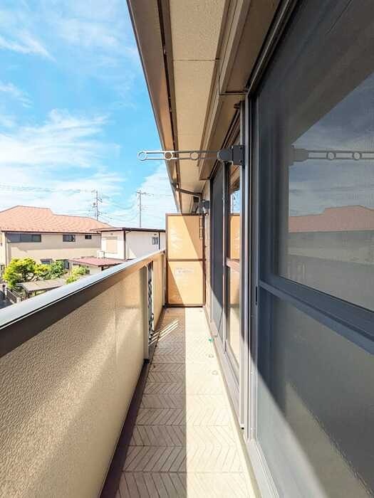 バルコニー　南向き