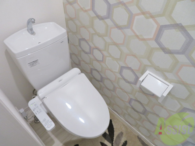 トイレ　トイレにはもちろんウォシュレットも備え付けです