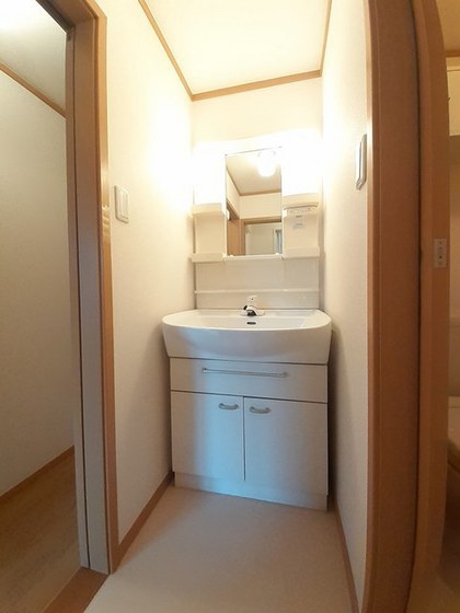 洗面設備　他号室の写真です
