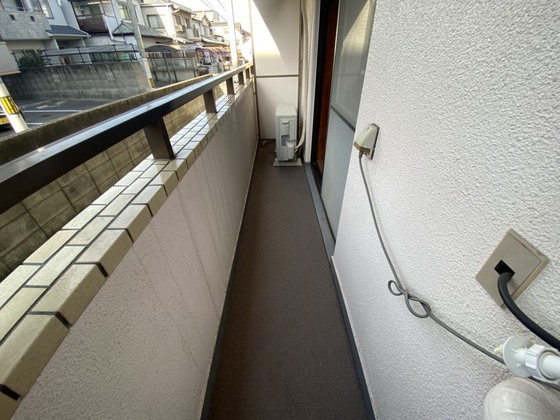 バルコニー　※別部屋の写真です