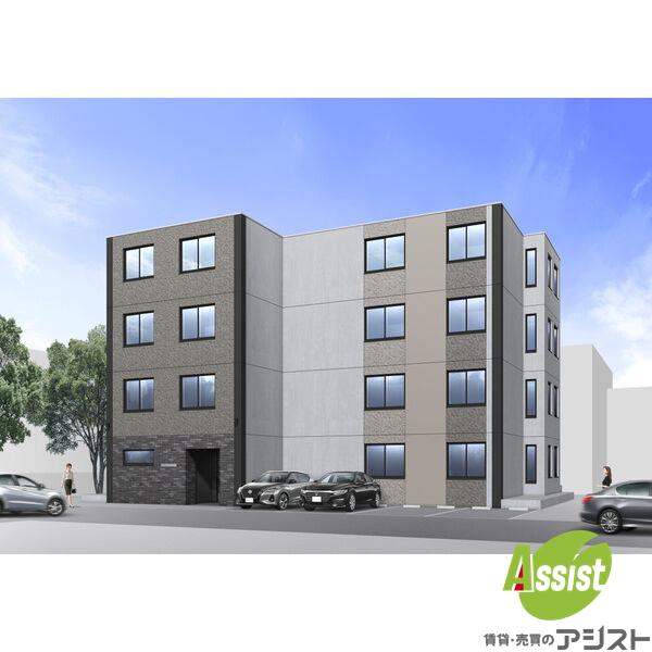 建物外観　外観予想パース　札幌市中央区北三条西「ＳＥＮＡ円山」